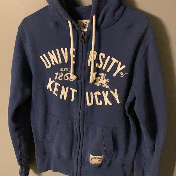 Kentucky Wildcats Campus Crew Zip Hoodie (S) - Picture 2 of 3